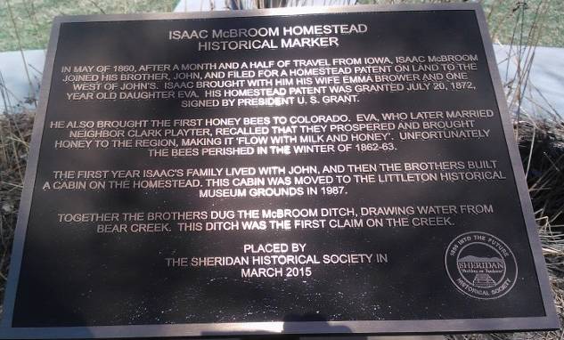 Isaac McBroom Historical Marker