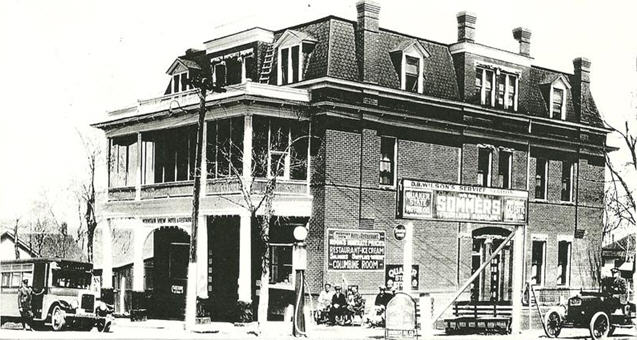 Star Hotel at Lowell & Mansfield, 1902