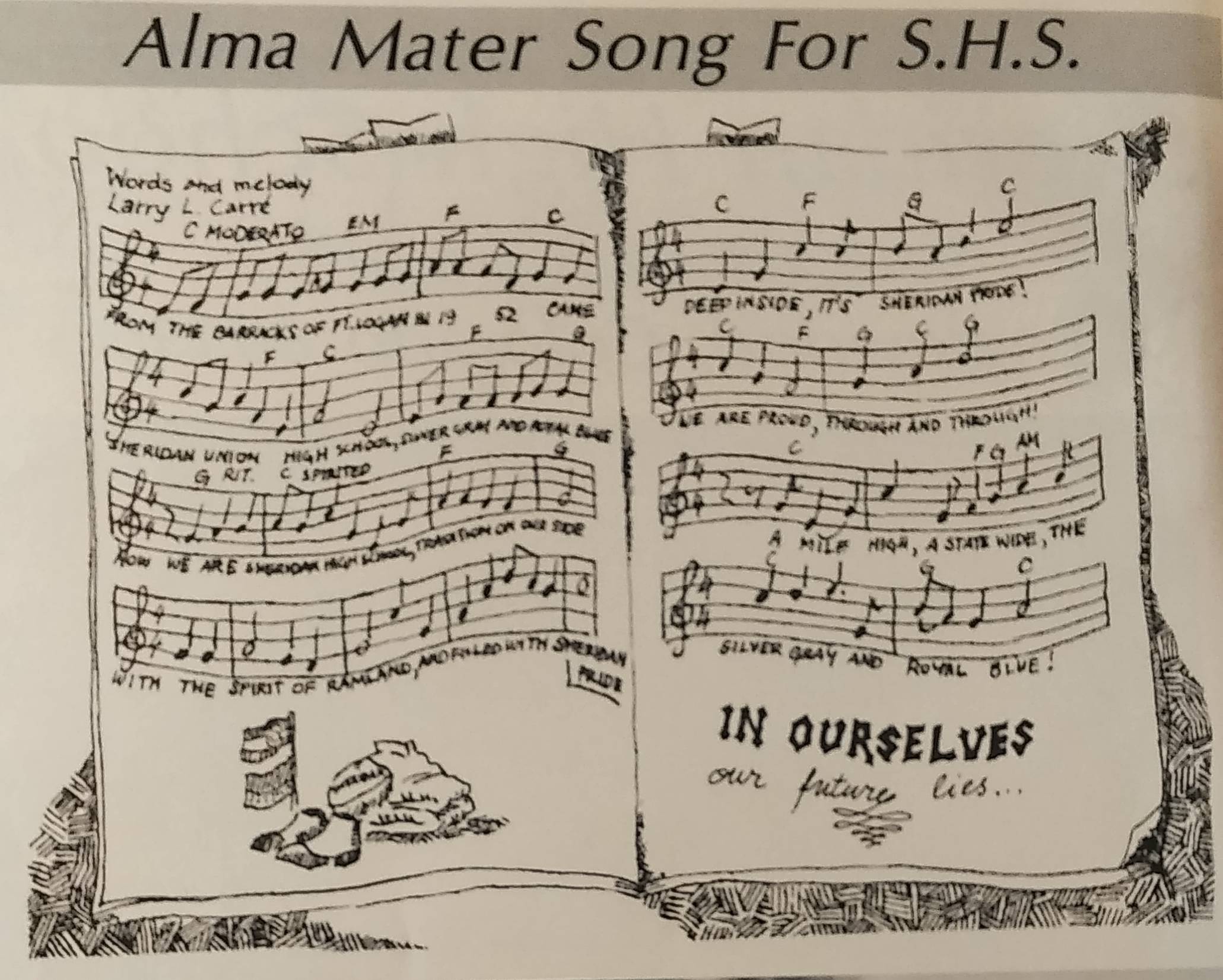 Sheridan Historical Society, Inc. - Sheridan High School, School Song and Alma Mater Song